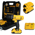 KIT FERRAMENTAS COM PARAFUSADEIRA 25V NK-7732PRO