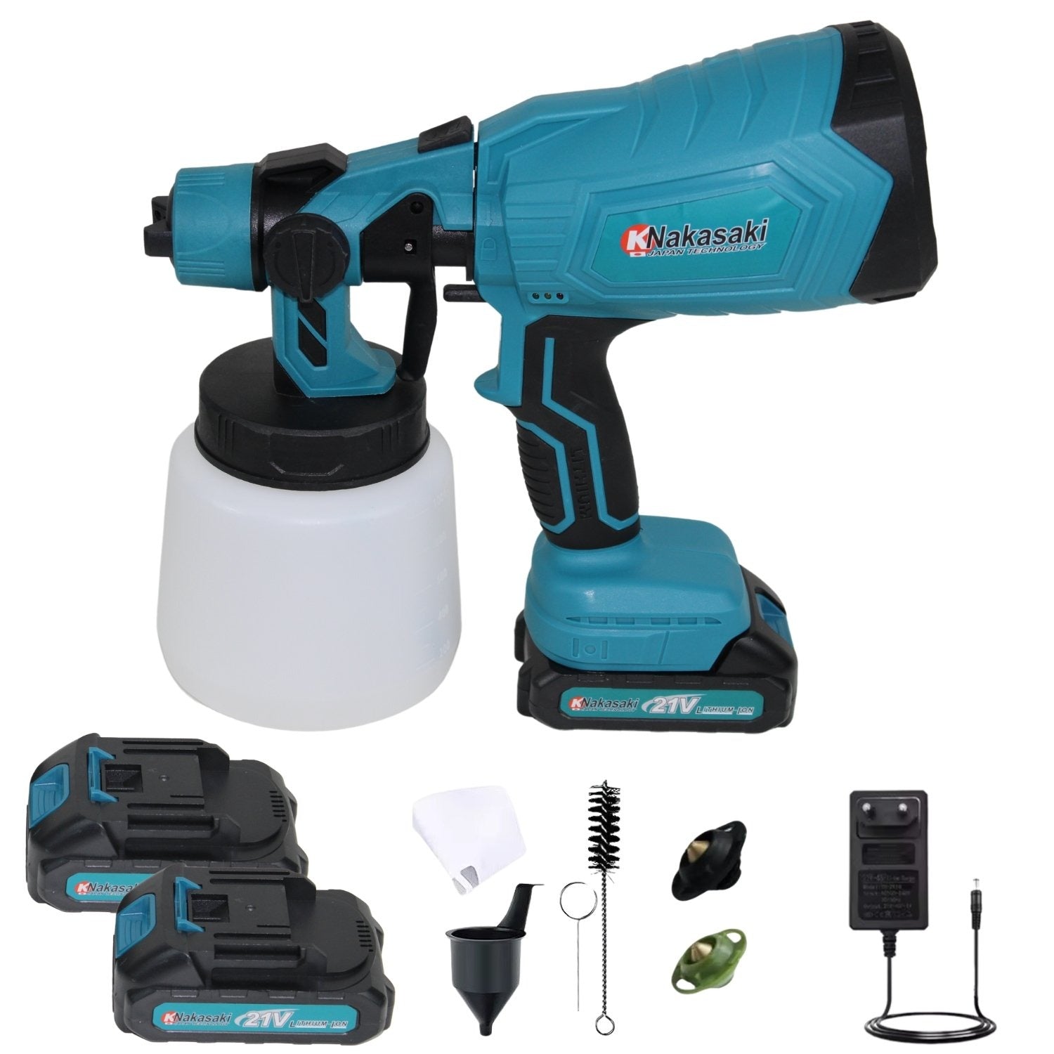 PULVERIZADOR DE LÍQUIDOS PROFISSIONAL 2 BATERIAS 21V NK6810-PRO