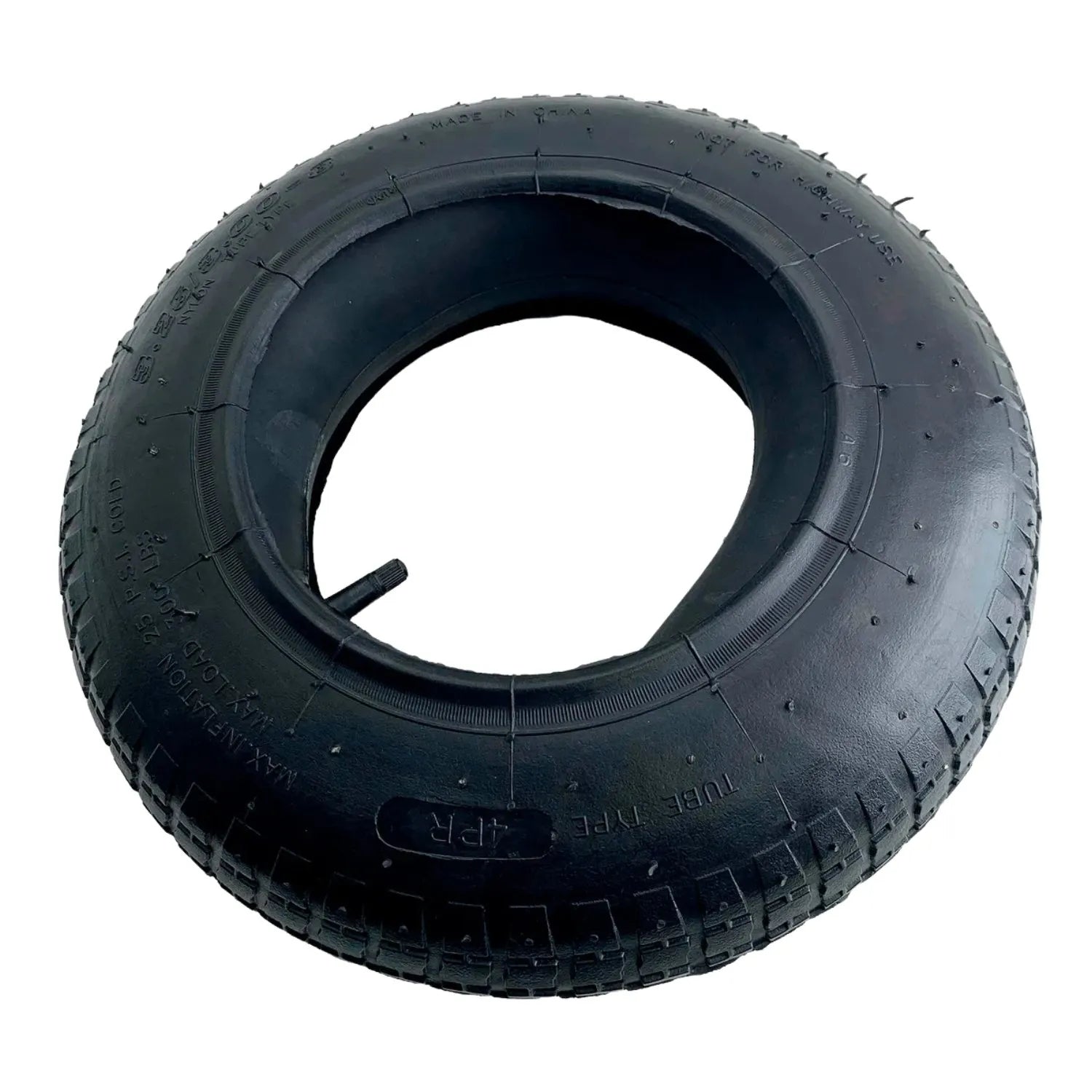 KIT PNEU E CÂMARA DE AR 3.25-8 PARA CARRINHO DE MÃO P3.25-8