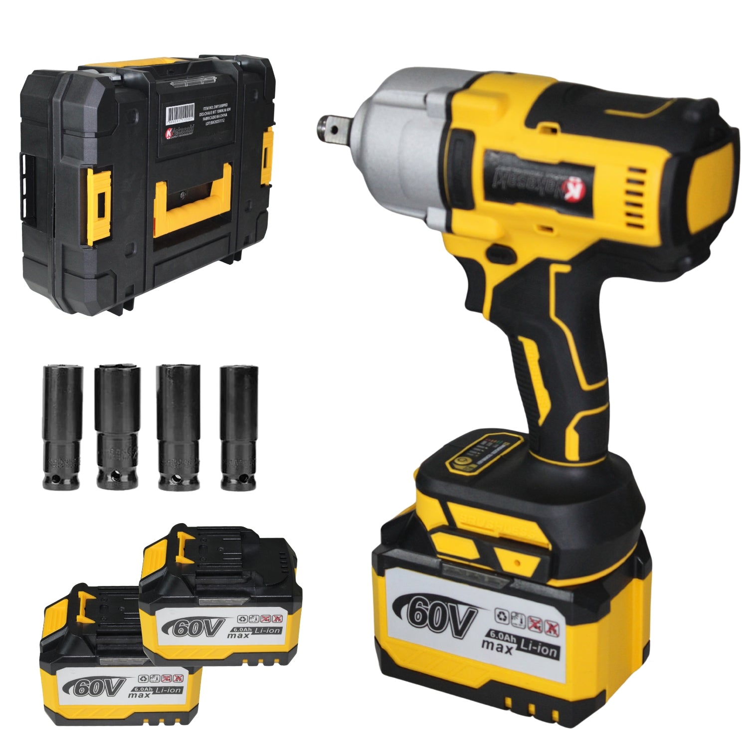 CHAVE DE IMPACTO 60V 1.000 NM DW1000PRO