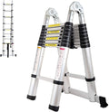 ESCADA TELESCÓPICA DUPLA 5 METROS 16 DEGRAUS NK-25250PRO