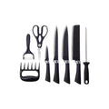 KIT DE FACAS 8 PEÇAS GENEBRA PRETA SG-KNF8B-PRO