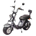 MOTO SCOOTER ELÉTRICA AUTOPROPELIDO 1000W 32KM/H COR CINZA 60V20