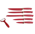 KIT FACAS 6 PEÇAS SILE STONE VERMELHA SS-KF6PC-R-PRO