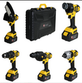 KIT MULTIFERRAMENTAS 5 EM 1 A BATERIA 48V AMARELA NK-1666-PRO-AM
