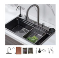 CUBA MULTIFUNCIONAL INOX PARA COZINHA COM ACESSÓRIOS COR GRAFITE NK80461