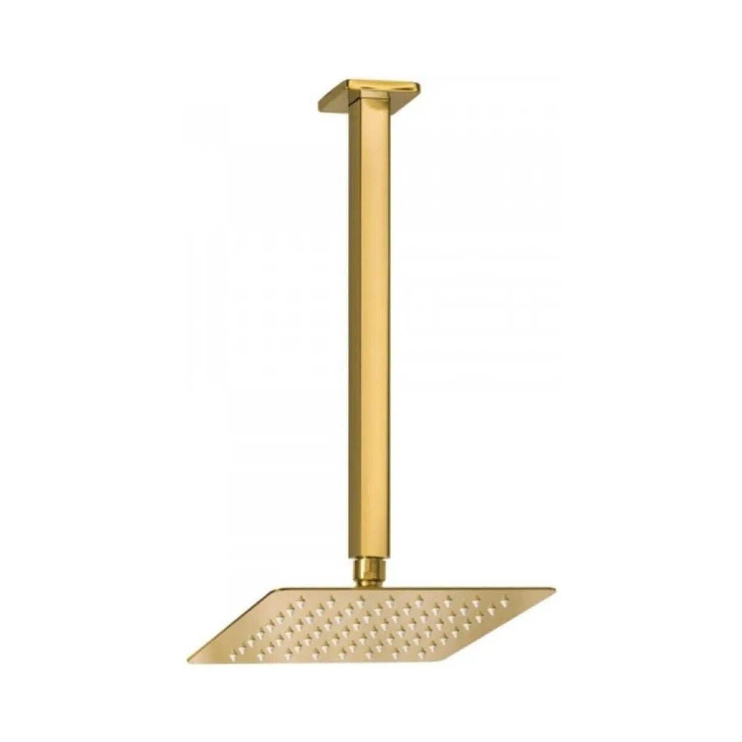 DUCHA CHUVEIRO DE TETO DOURADO 20X20 SLIM TN-14