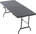 MESA DOBRÁVEL 180CM PRETA NK-18074B